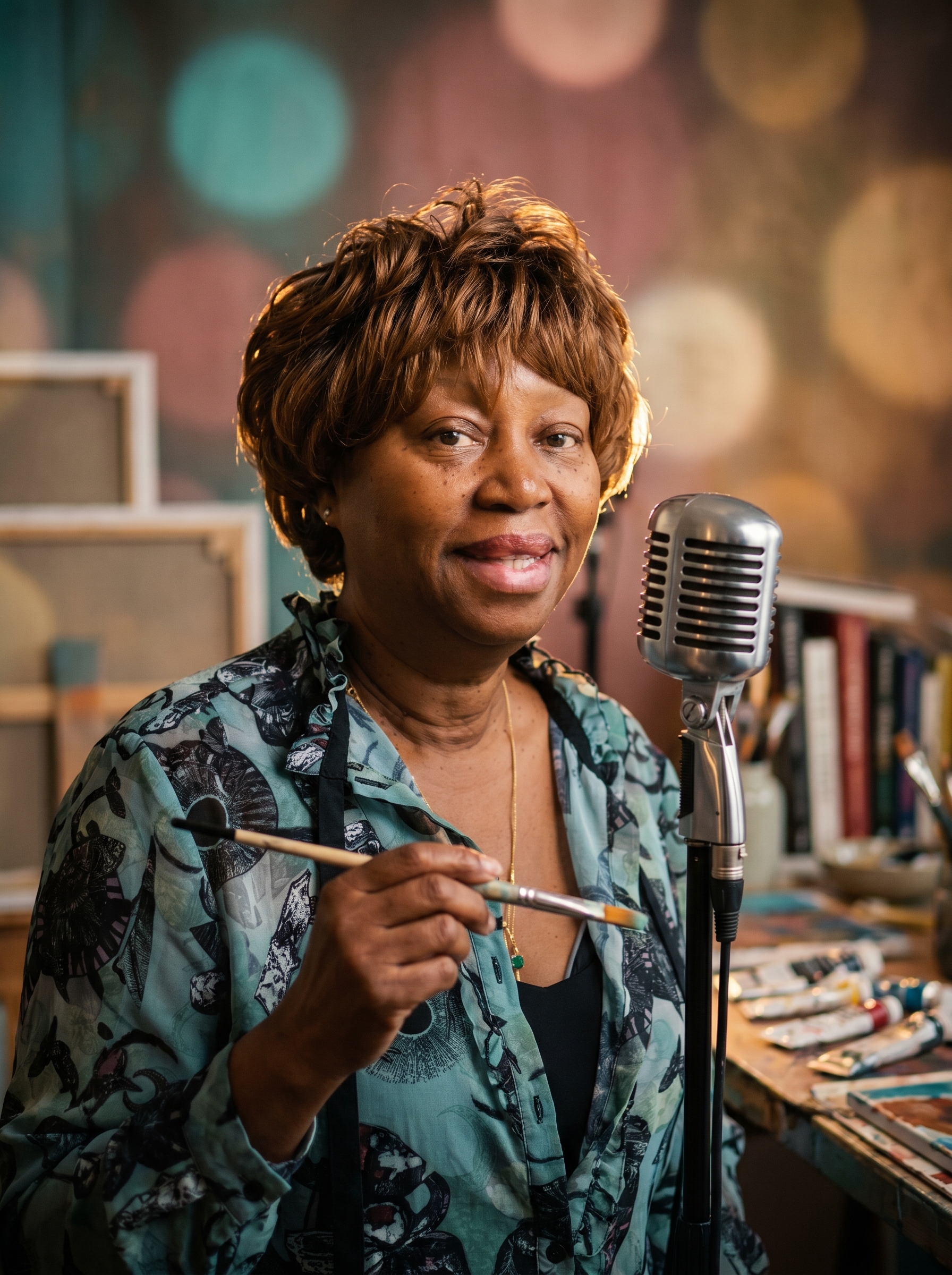Delethia Ridley Malmsten — mixed media artist, singer, writer, painter